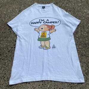 Vintage KOA "I'm A Happy Camper"  Bill Keane Art T Shirt